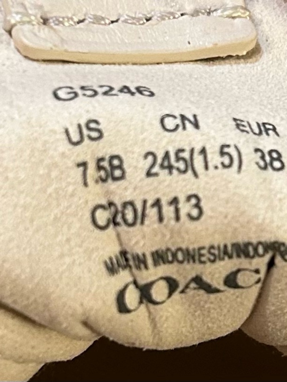 Coach Women's Tan Brown Snake-Print Low Top Sneakers - Picture 3 of 6